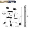 Three-Step Foldable Telescopic Household Ladder Stool, Lightweight A-frame for Multi-functional Use.