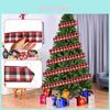 Festive Scottish Plaid Christmas Ribbon 2m Fabric For Classy Holiday Decor