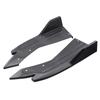 Rear Bumper Lip Splitter   Car Side  Fins Body Lip Spoiler Chin Skirt Protector, Black