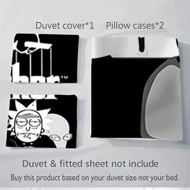 3Pcs Godfather Cartoon Characters Bedding Sets For All Sizes New 3D Printed Bed Cover Comforter Duvet Cover Pillowcase Bedroom Decoration