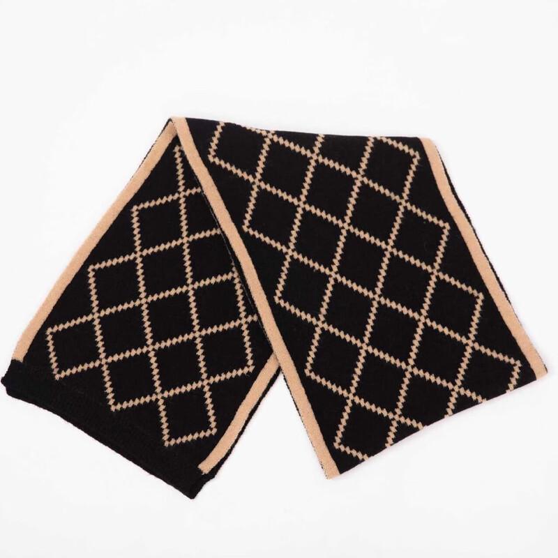 

LISM Women s Warm Knit Plaid Scarf (2-Pack)