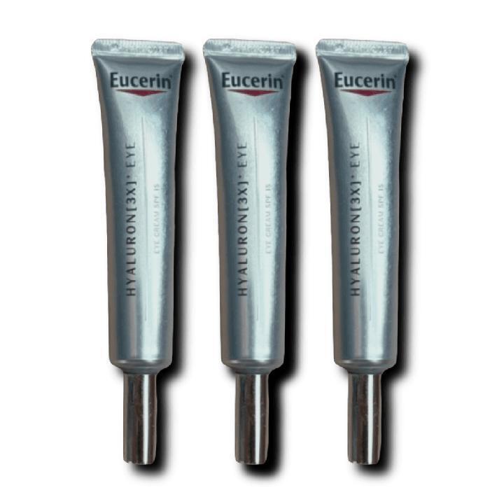 Eucerin Hyaluronic 3X Eye Cream 15ml x 3 (41316593)