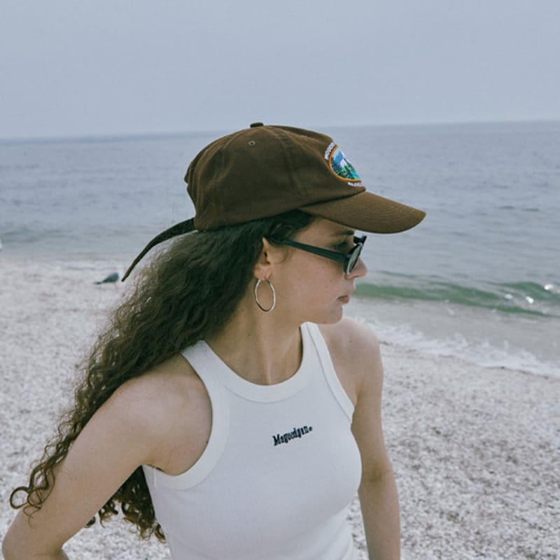 MAGOODGAN Sombrerería 9304 Marrón Montaña Gorra de Algodón con Bola