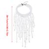 Elegant Waterfall Faux Pearl Necklace Adjustable Clavicle Chain Fashion Jewelry For Evening Parties And Daily Wear