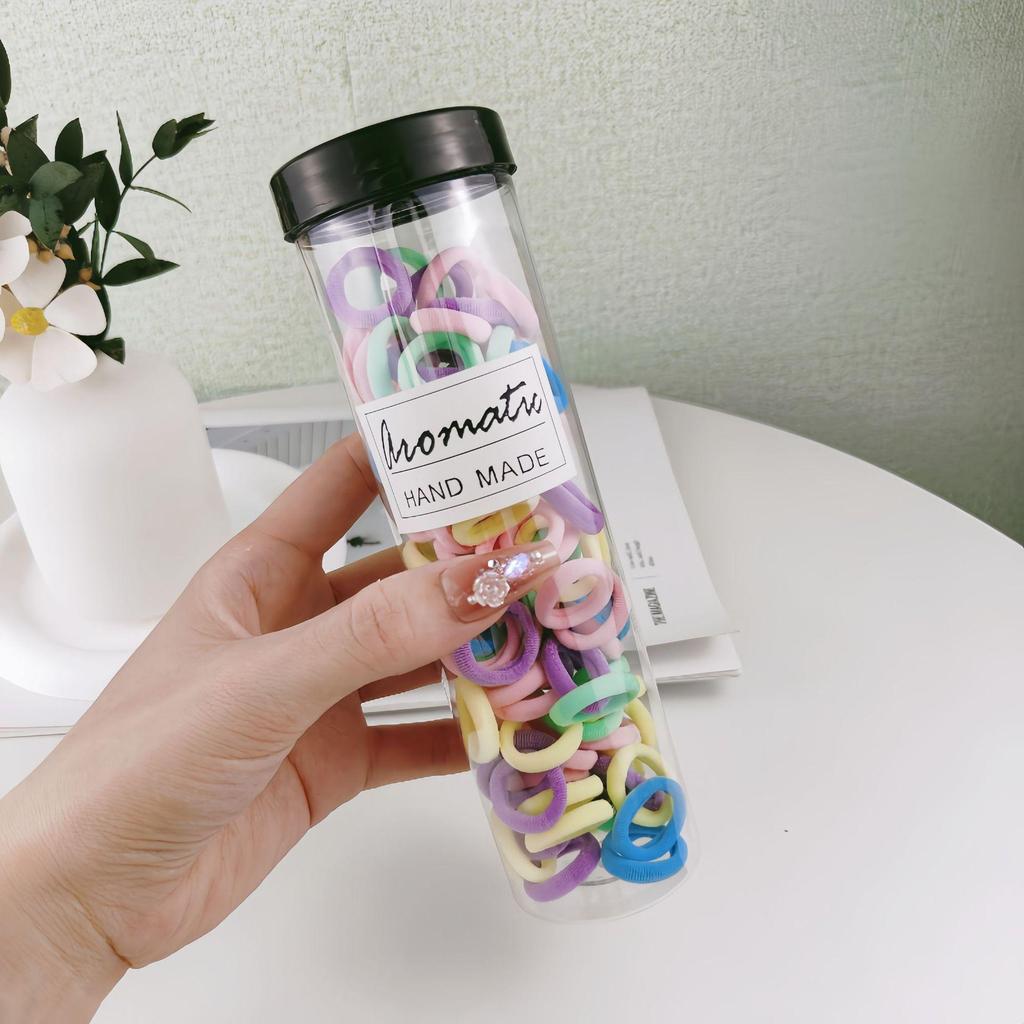 Large, high-elasticity hair ties for girls: gentle on hair, perfect for high ponytails, durable and ideal for students.