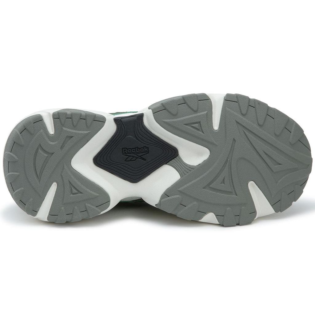 Reebok Fluffi Puff CN Classic Versatile Thick Sole Low Top Running Shoes Unisex sneaker White Green 24FRC913U1GL5