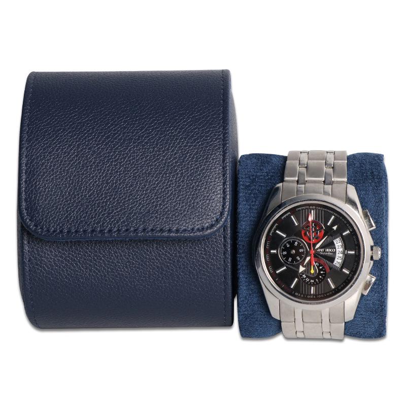 Waterproof PU Leather Watch Storage Box with 1-3 Slots - Stain-Resistant Gift Packaging