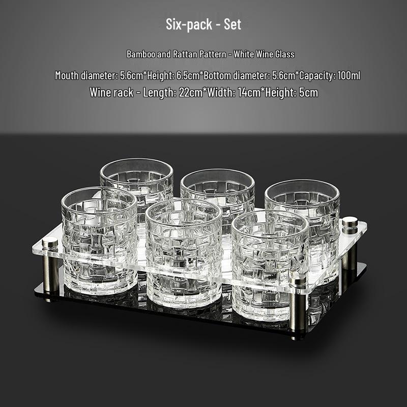 Light Luxury Crystal Baijiu & Beer Shot Glass Set