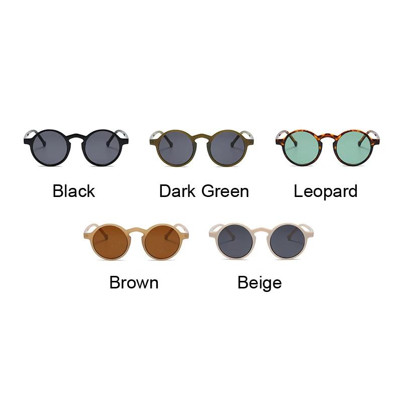 Round Sunglasses Woman Brand Designer Vintage Sun Glasses Classic Eyewear For Lady Small Frame Mirror Retro