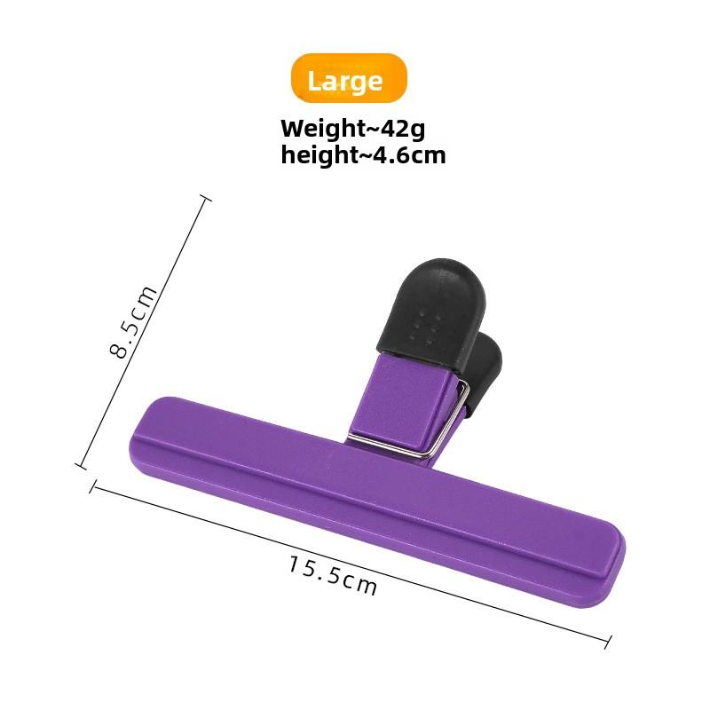 

Клипсы для герметичной упаковки для хранения свежести, для домашних снеков, пищевой пластик, современный простой стиль, оптовая продажа Large фиолетовый