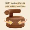 Sofa Stool Reading Single Person Small Stool Home Backrest Living Room Rotatable Lamb Velvet Solid Wood Low Stool