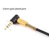 Replacement Cable 3.5mm to 3.5mm Male To Male Gold Plated Headphone Cable for Boom Microphone Gaming Headphone