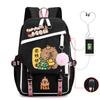 Kapibara Fun Peripheral Printing New Schoolbag Cute Cartoon Primary and Secondary School Students Spine Backpack