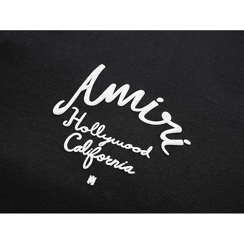 2066 Amiri 2025 Summer New Men's and Women's Loose High Quality Cotton Plus Size T-shirt Couple T-Shirt