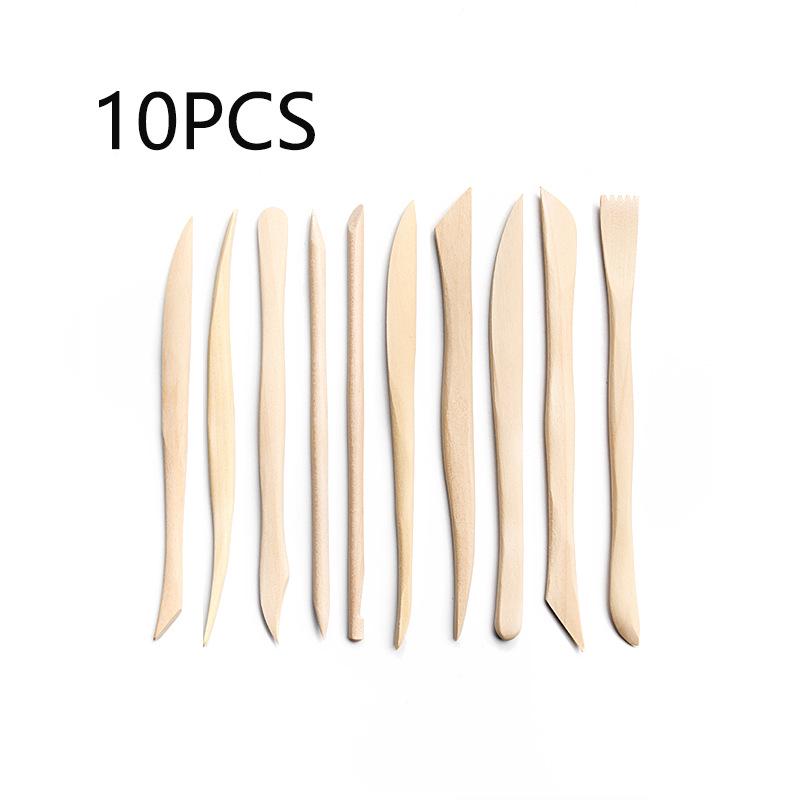 10-częściowy zestaw narzędzi do ceramiki i rzeźby w glinie