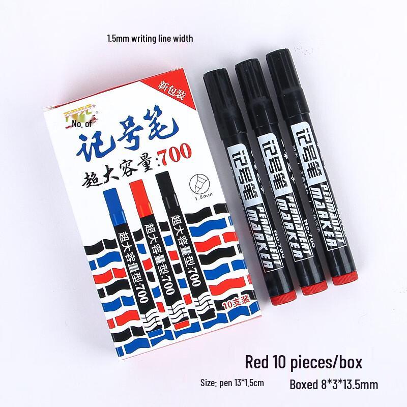 ZISIZ Refillable Oil-Based Broad-Tip Marker Pen