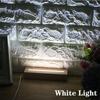 1 Stück Harz-Display-beleuchtete Basis, warmweiß/weiß/mehrfarbig, rechteckige LED-Lichtbasis aus Holz für Display, Kristallglas, Nacht-beleuchtete Basis, DIY