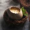 Fuglereir-egg Keramisk bolle Kald drikke Grill Kreativ Spesiell Kunstnerisk Konseptfat Dessert Molekylær Gastronomi