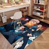 Jujutsu Kaisen Print Rug, Washable Floor Carpet, For Entryway Dorm Laundry Room Office Study, Home Decor Birthday Christmas Gift
