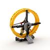 Single-Axis Flywheel Technic Set: Electric DIY Engineering Model Display