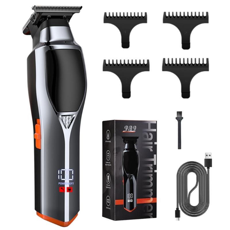 Electric Hair Cutter Home Haircutting Device Suitable for Men s Hairstyles Strong Motor Various Guide Combs Included 1