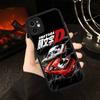 Racing Anime Initial D Phone Cases For IPhone 16 15 14 Plus 13 12 11 Pro Max Matte Oft Bumper Phone Cover