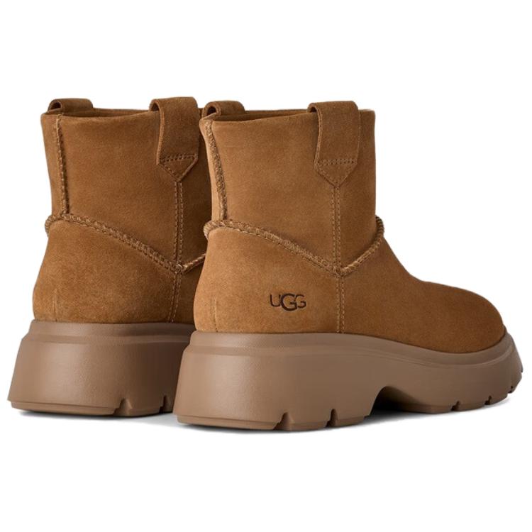 UGG Calimuze Mini Pull On Comfortable Simple Snow Boots Women Boots Brown 1174516-CHE