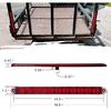4Pcs 16 Inch Red 11 LED Trailer Tail Lights Bar Sealed Trailer Truck Car Stop Turn Tail Third 3rd Center Stop Brake Lights Bar Trailer Left Right