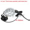 Citycoco Electric Bicycle Electric Scooter Front and Rear Brake Assembly Brake Handle Disc Brake Applicable For Harley China