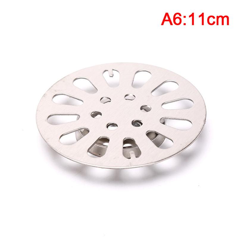 1Pc Stainless Steel Floor Drain Cover Overflow Round Anti-Clogging Shower Drain