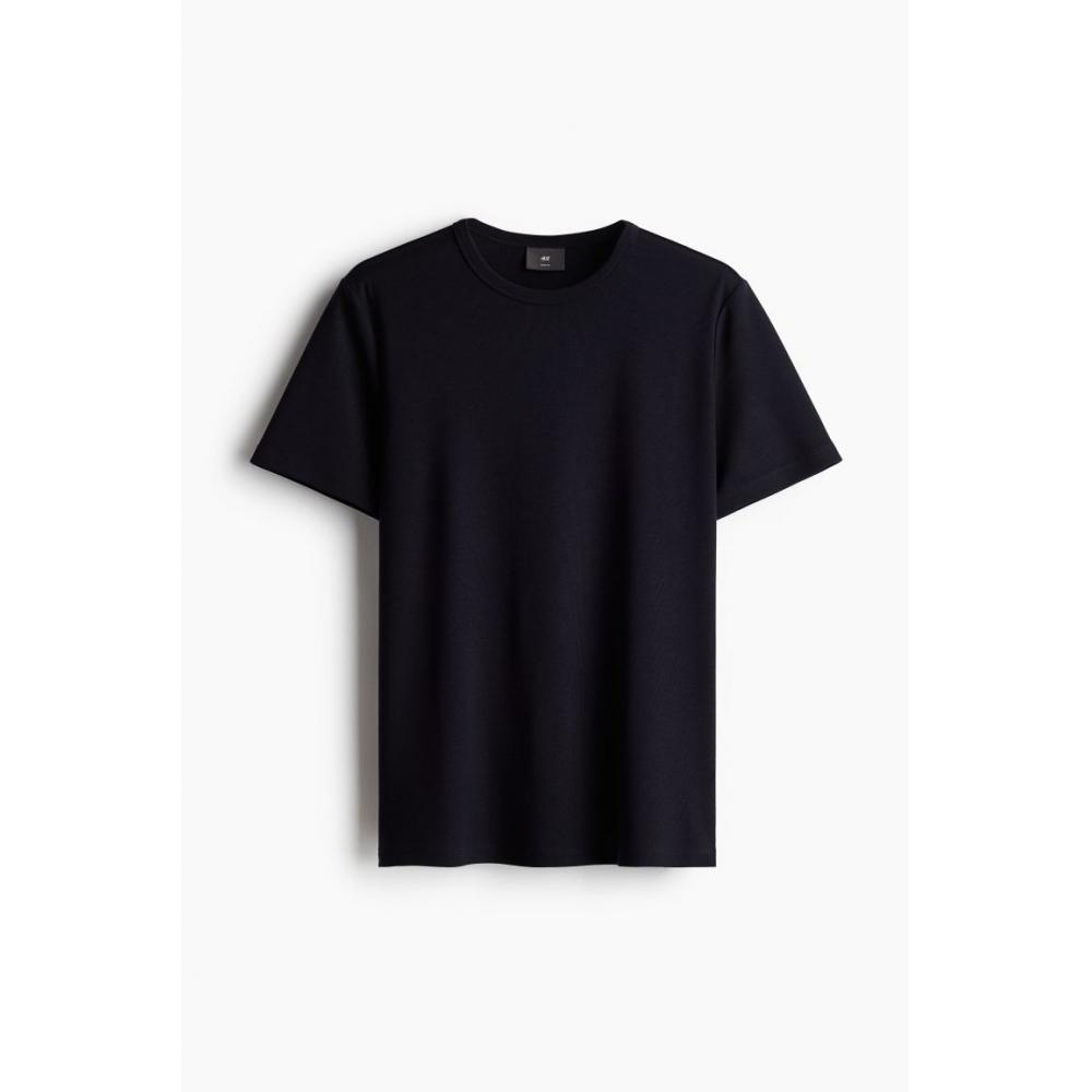 H M sliM FiT T sHirT Navy Blue