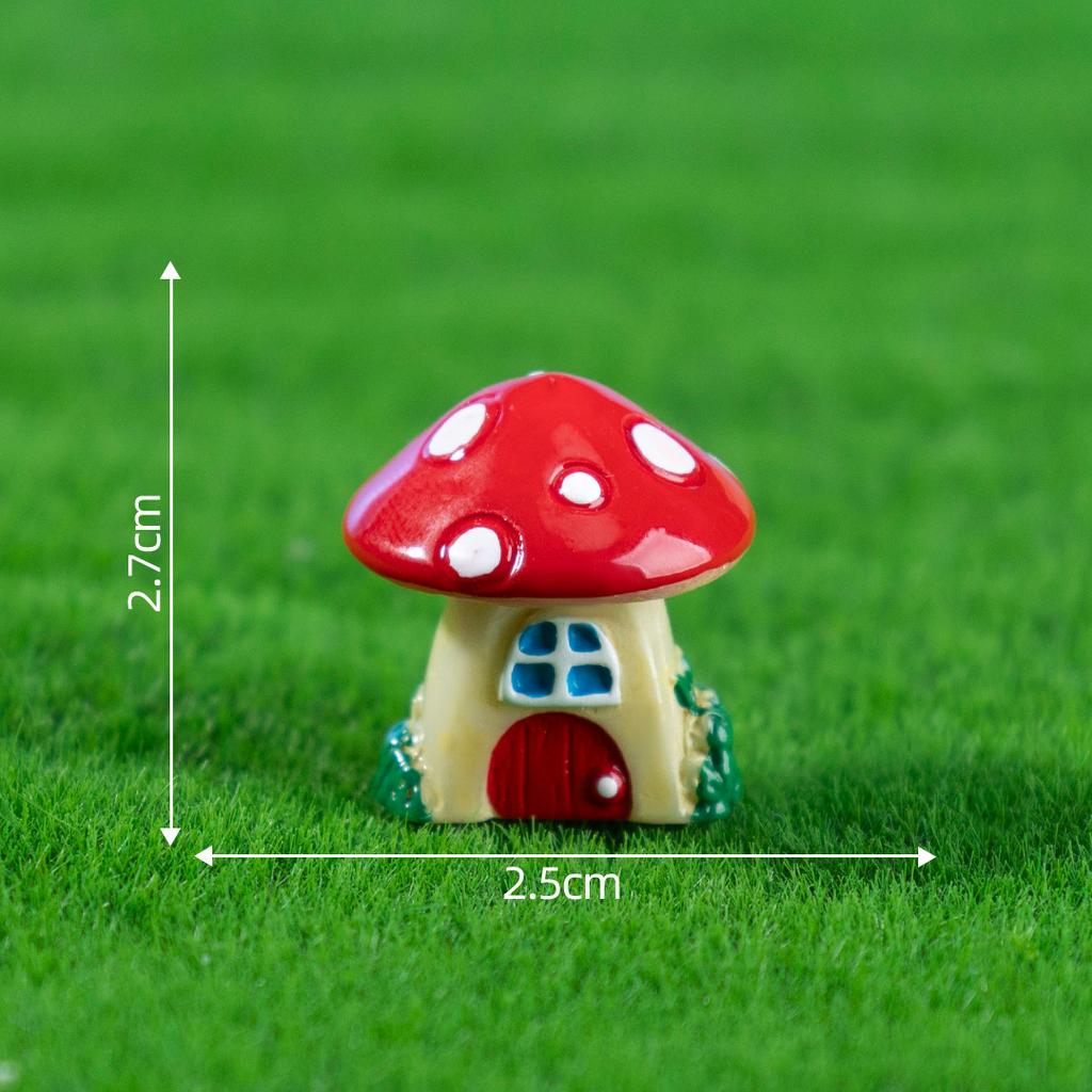 3 PCS Micro Landscape DIY Mushroom Decoration Set