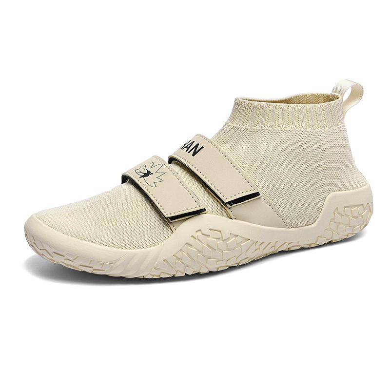 FashionHigh Quality Brand Мужская повседневная обувь Модная мужская спортивная обувь Парные дышащие кроссовки для тренировок Фитнес Йога обувь Красная 35 бежевый 6298₽