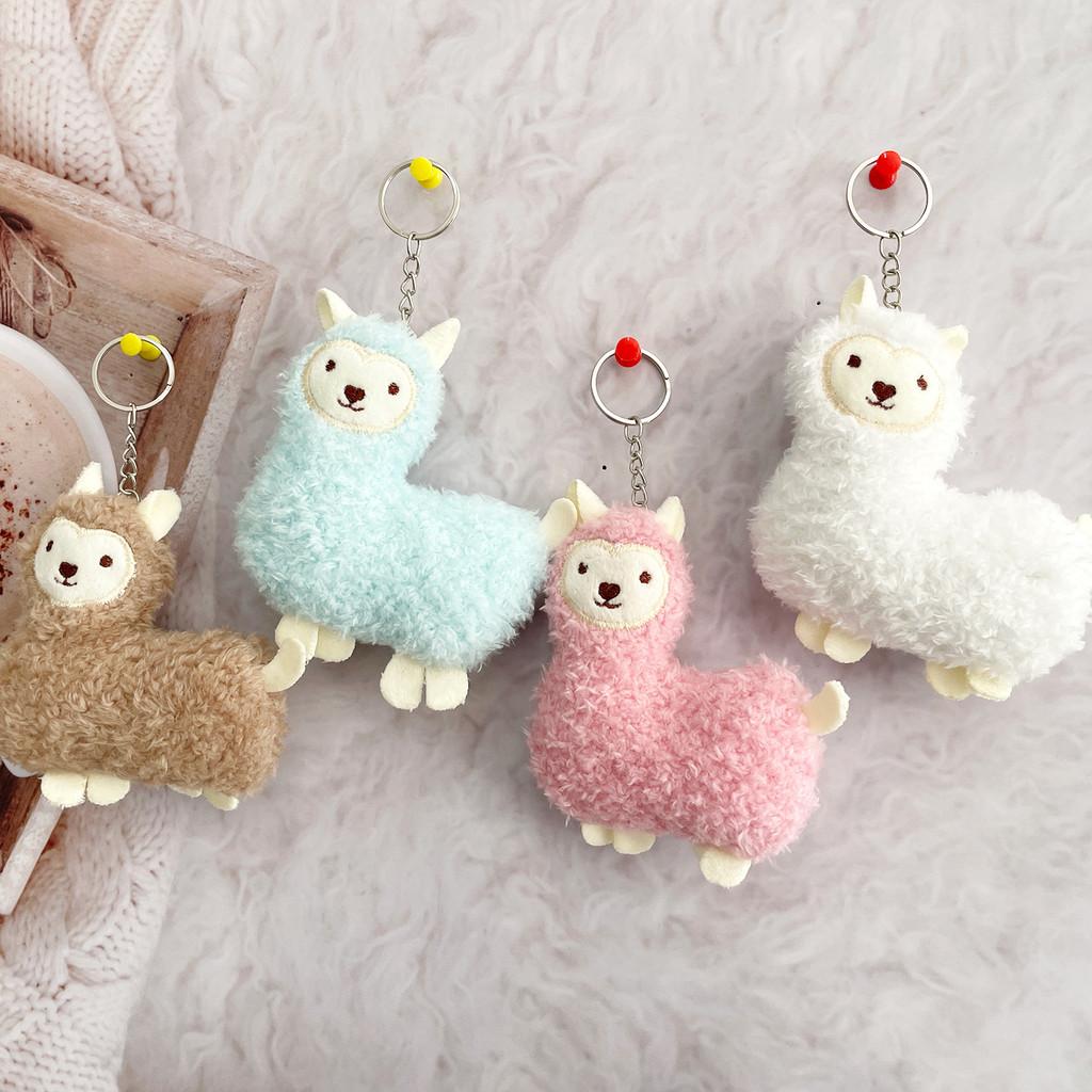 Plush Alpaca Toy With Short Pile Fabric For Kids And Collectors