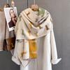 Women’s Thickened Cartoon Animal Scarf & Shawl — Warm Imitation Cashmere for Autumn & Winter