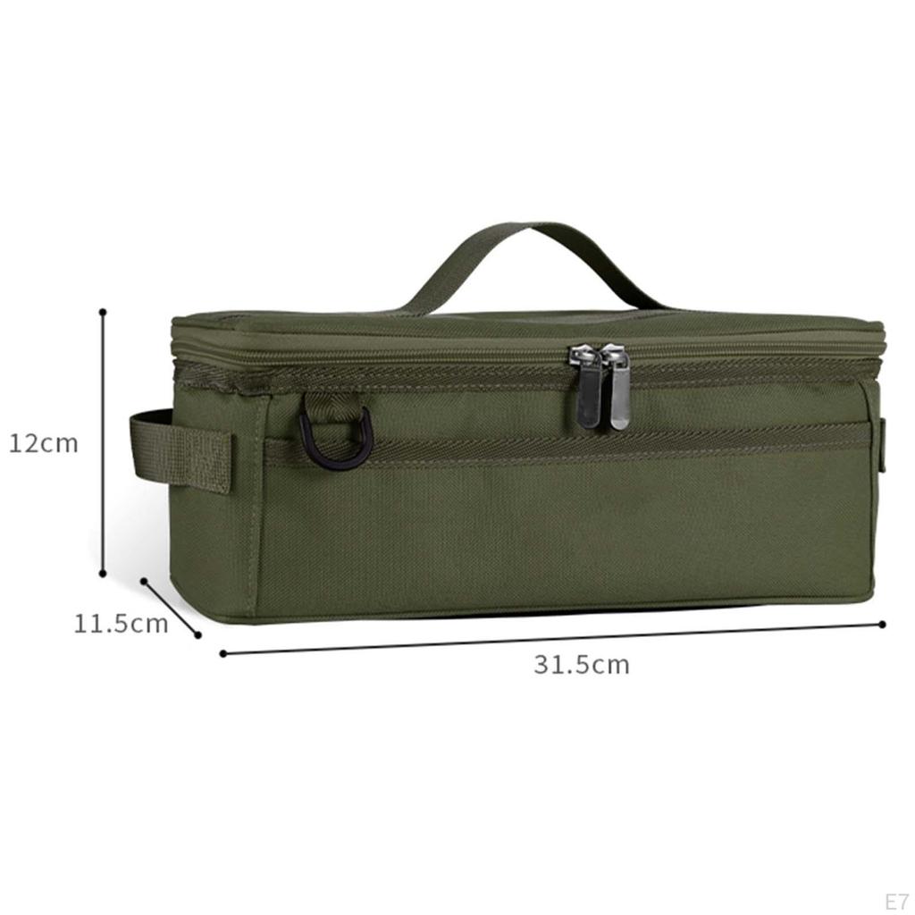 Camping Cookware Set Storage Bag Case Gas Tank Carrying Wear Resistant Carrier Handbag