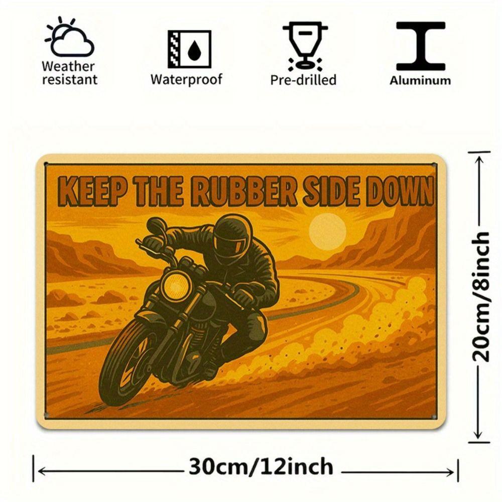 Vintage Retro Motorcycle Tin Sign Metal Wall Art Decor for Home Garage Man Cave Bar Cafe 20x30cm