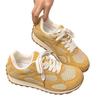 2025 Spring New Forrest Gump Women's Shoes Versatile Comfortable Flat-bottomed Lace-up German Training Shoes Fashion Trend Casual Sports Shoes