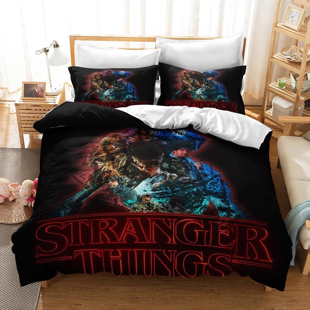 Kit de literie Série Stranger Things Taille Ensemble trois pièces