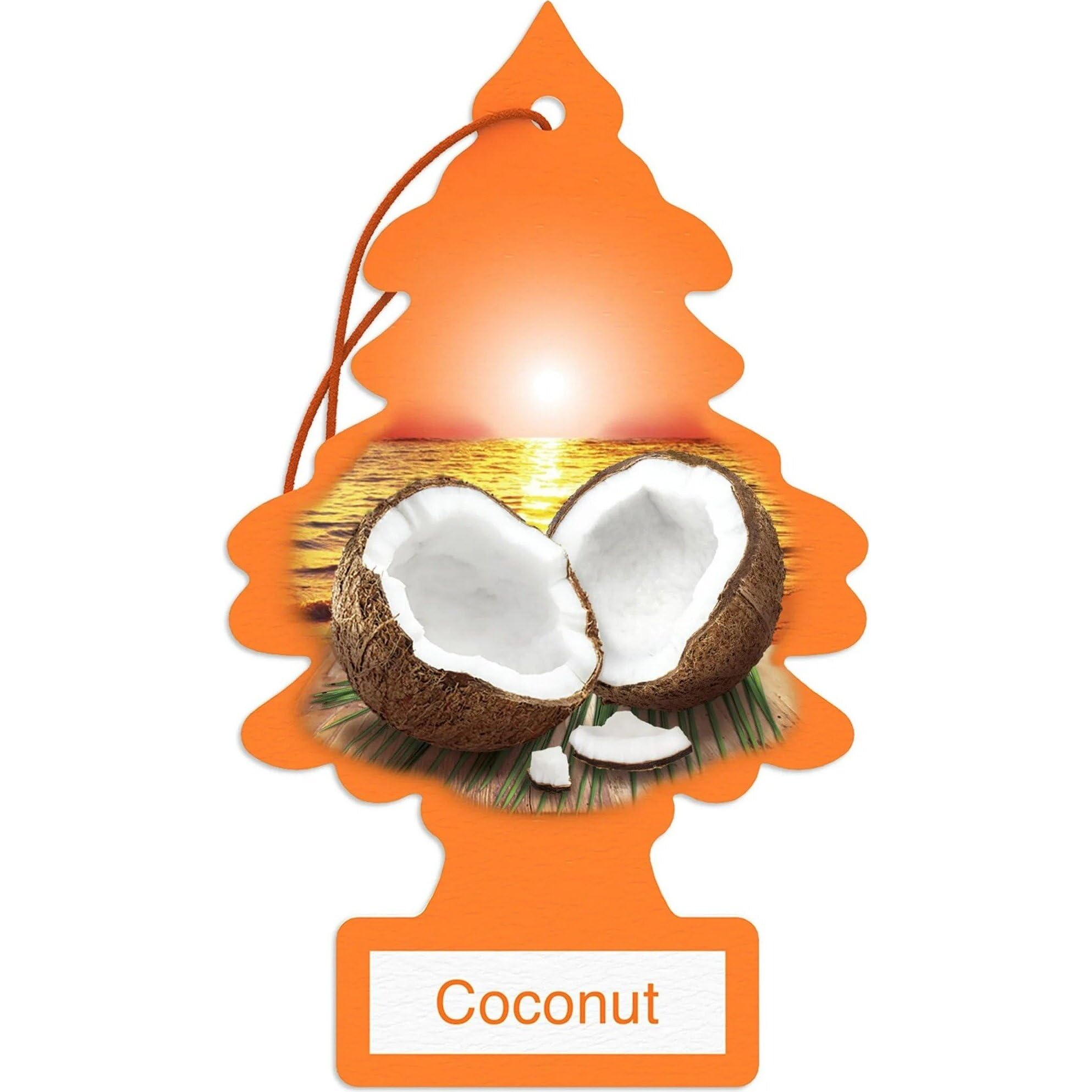 Little Trees Hanging Air Freshener Coconut U1P-10317 0.01 kg оранжевый