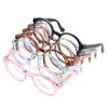 1Pcs 9Cm Transparent Round Glasses For 1/6 Doll Decor Accessories Toys