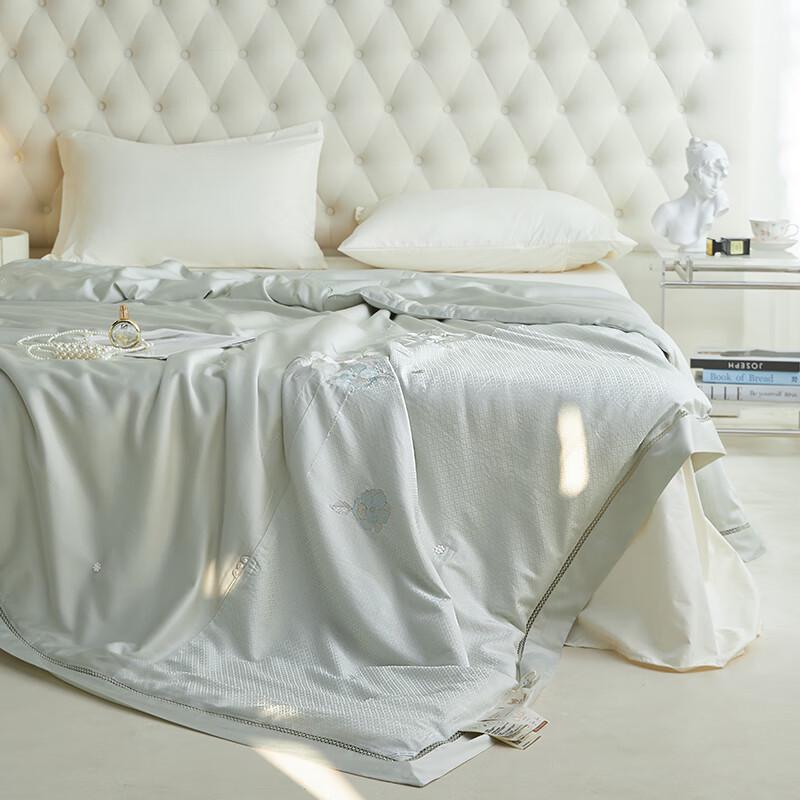 Shanshan Pearl Su Embroidery Tussah Silk Summer Duvet