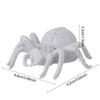 Halloween Aufleuchtende Spinnenfigur Realistische Plastikspinne Tierfigur mit LED-Licht für Halloween Innen Heimparty Deko