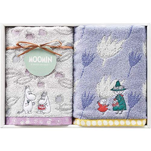 

Marushin Towel Gift, Perfect for Greetings or Moving, Moomin, 1 Hand Towel and 1 Face Towel, Bloom Party, MM-9620, 1485006500
