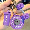 Water Cups Barbell Plates Keychain Dopamine Fitness Series Pendant  Friends