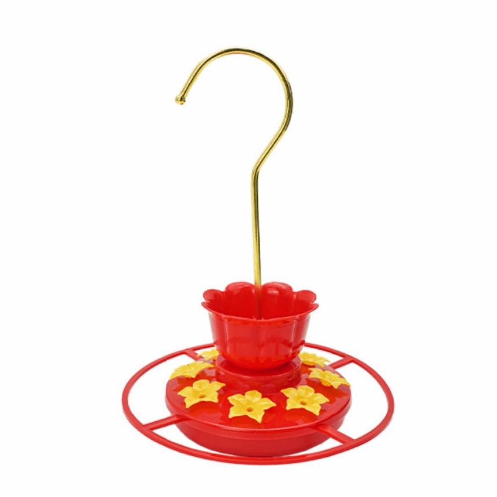 

Plastic Bird Food Bowl Leak-proof Hanging Feeder Bowls Hummingbird Feeder Outdoor Use красный