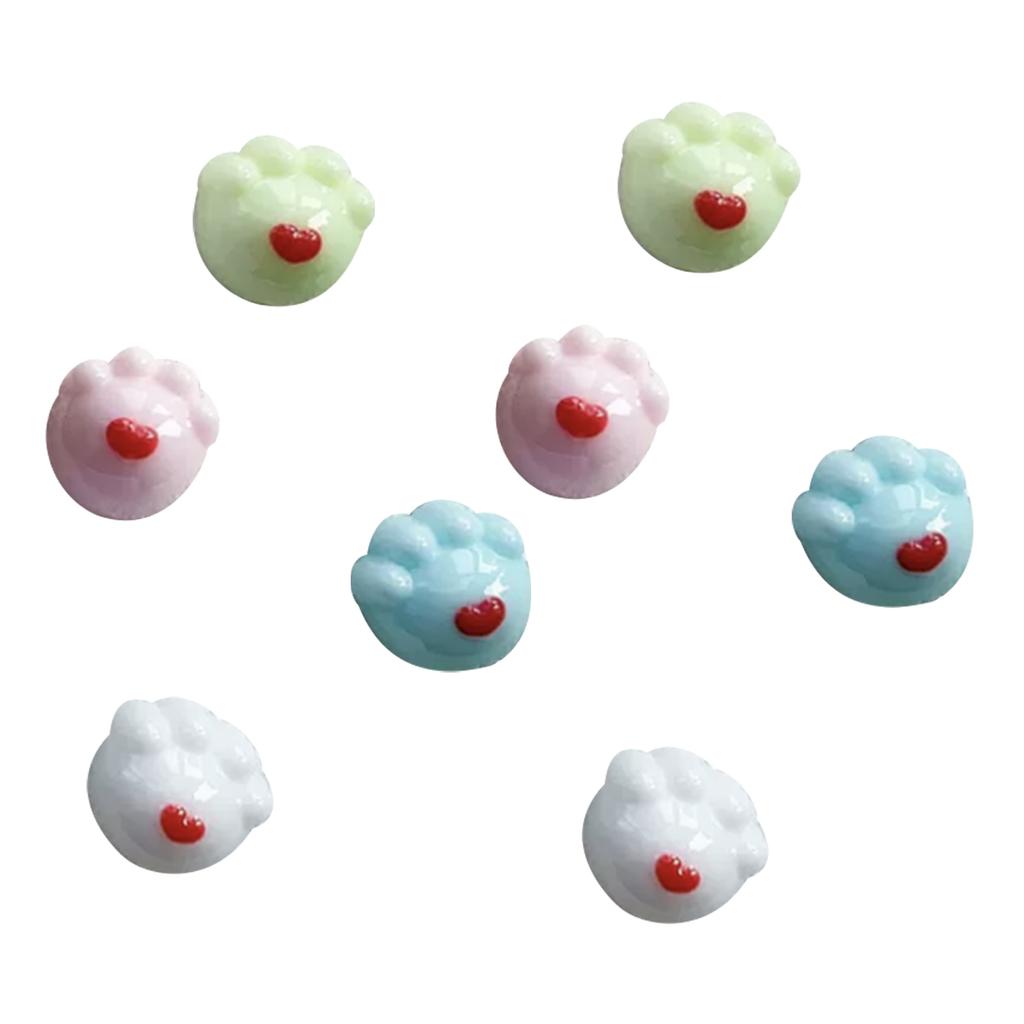 Resin Shaker Filling Mold Silicone Cat-paw Molds Resin Mold Filler Quicksand Casting Filling Mold for Jewelry Making