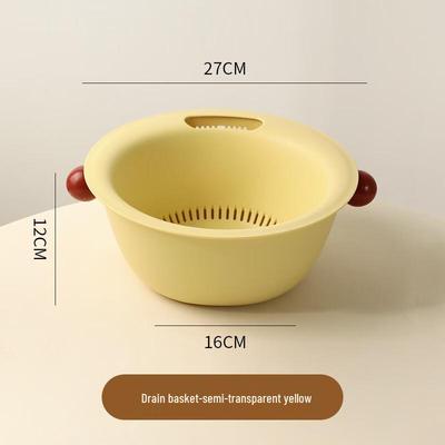 Abay Double-Layer Vegetable & Fruit Drain Basket