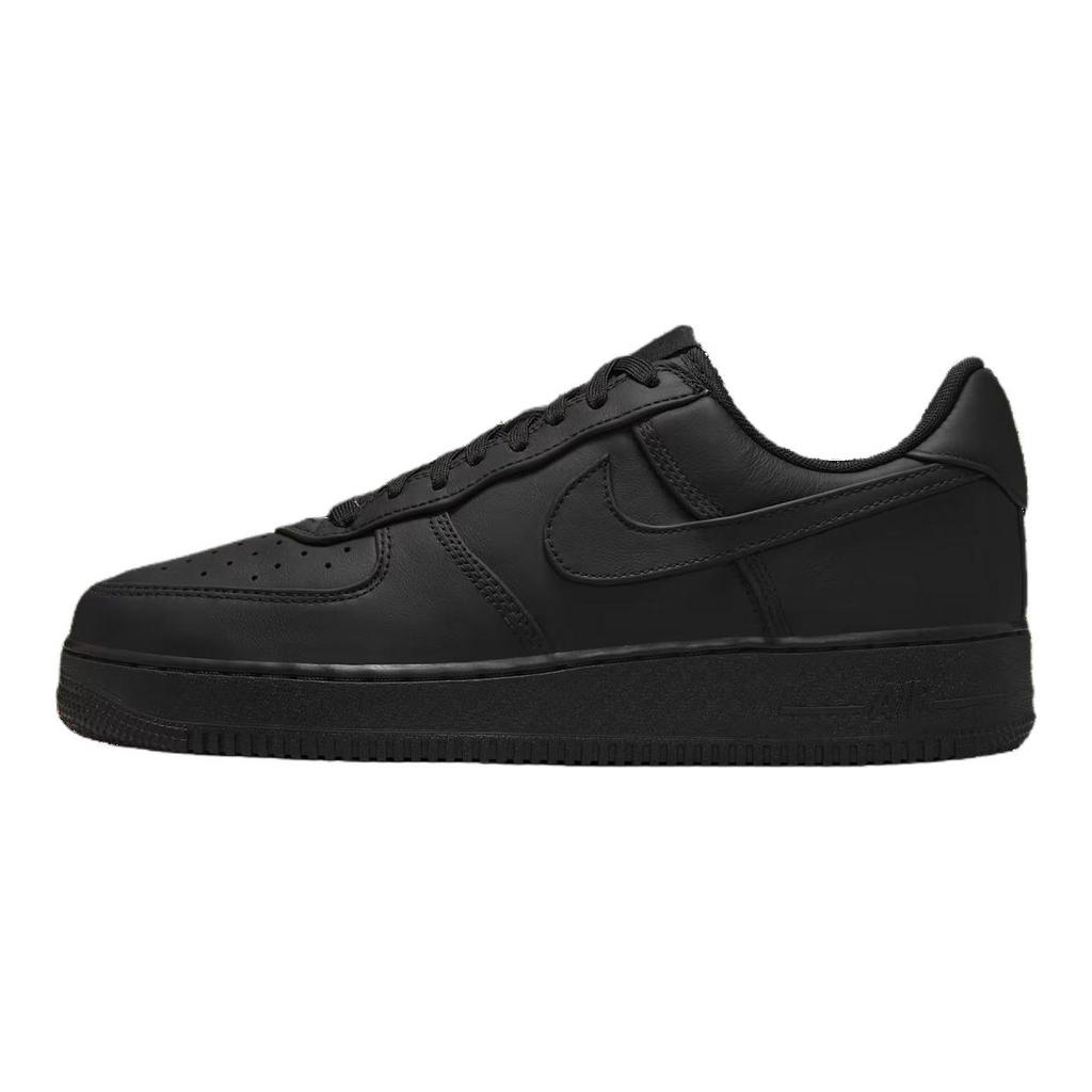 Nike Air Force 1 Low Top Skateboard Shoes Unisex Black Sneakers IM3078-001