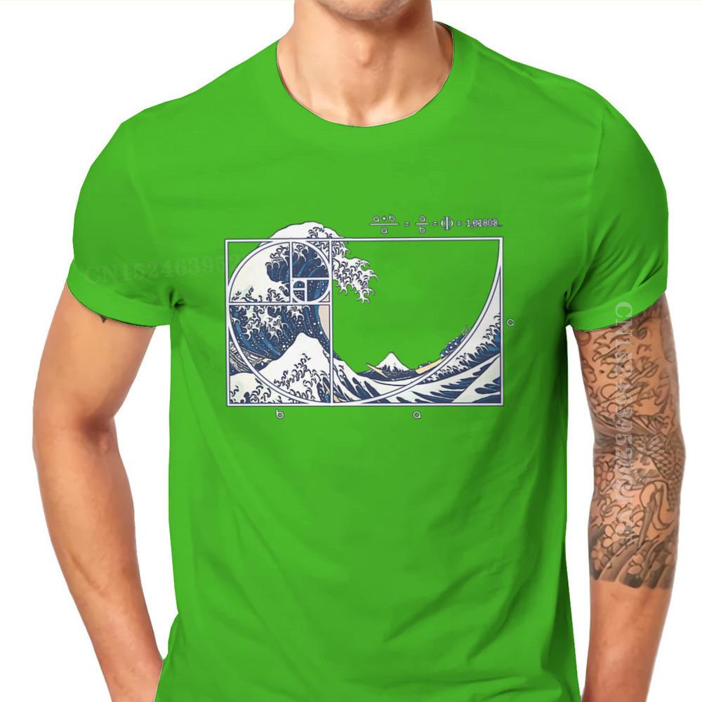 Math Mathematics Meme The Great Fibonacci Wave Tshirts Vintage Designer Unisex Streetwear Clothing Tops Cotton Retro T Shirt